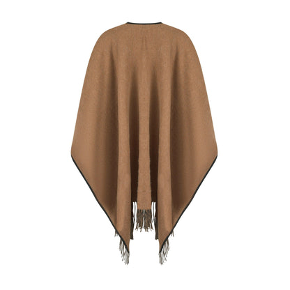 Reversible Lambswool Ruana