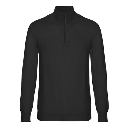 Mens Zip Neck Jumper