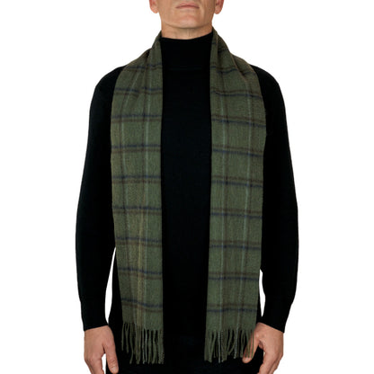 100% Lambswool Tartan Scarf
