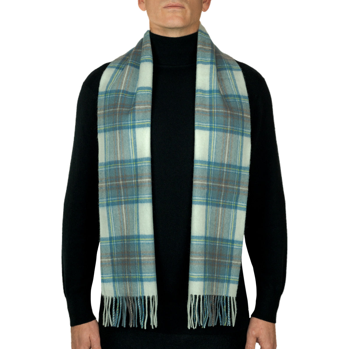 100% Lambswool Tartan Scarf