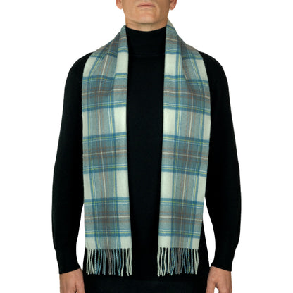 100% Lambswool Tartan Scarf