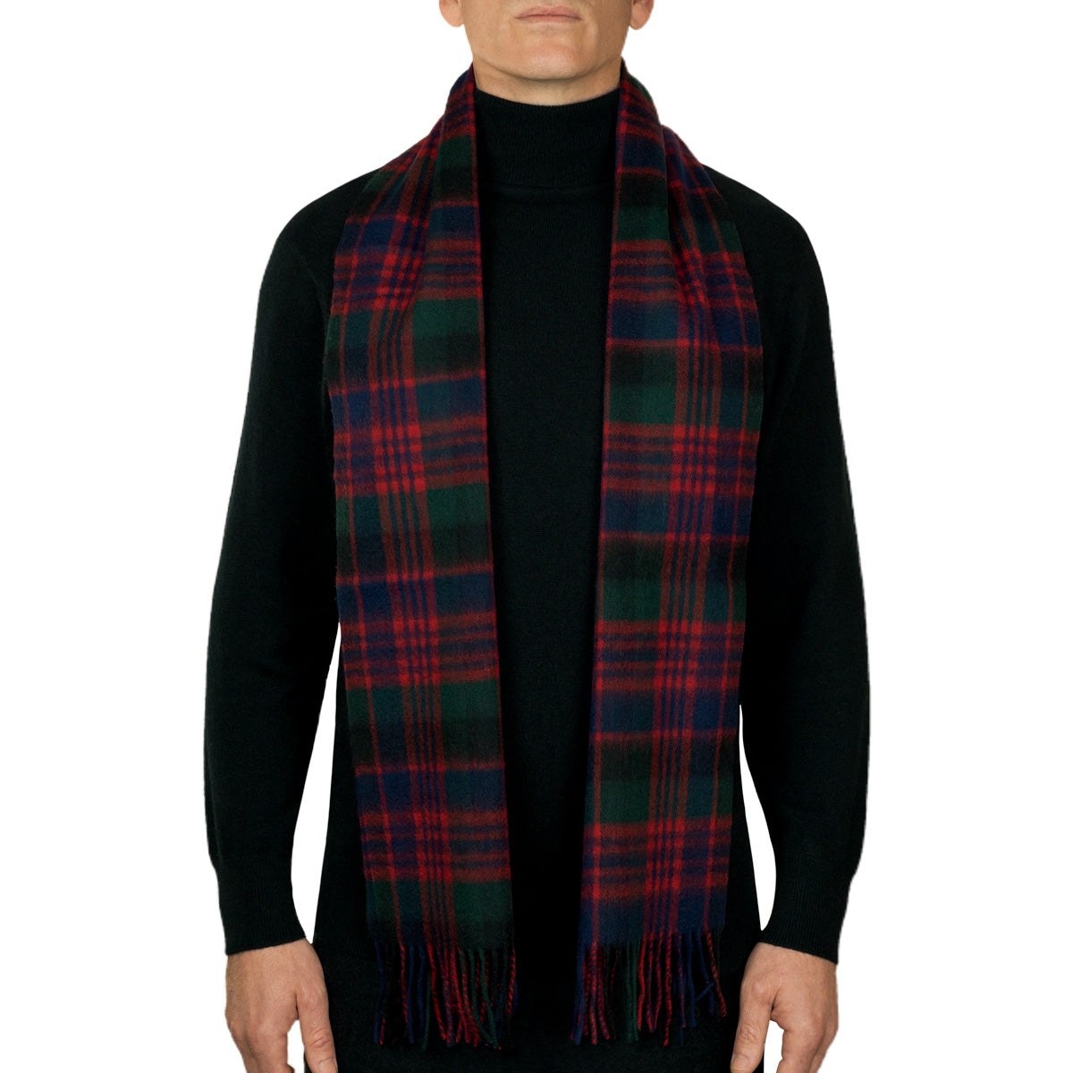 100% Lambswool Tartan Scarf