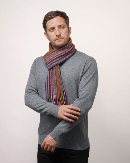 Lambswool Striped Scarf