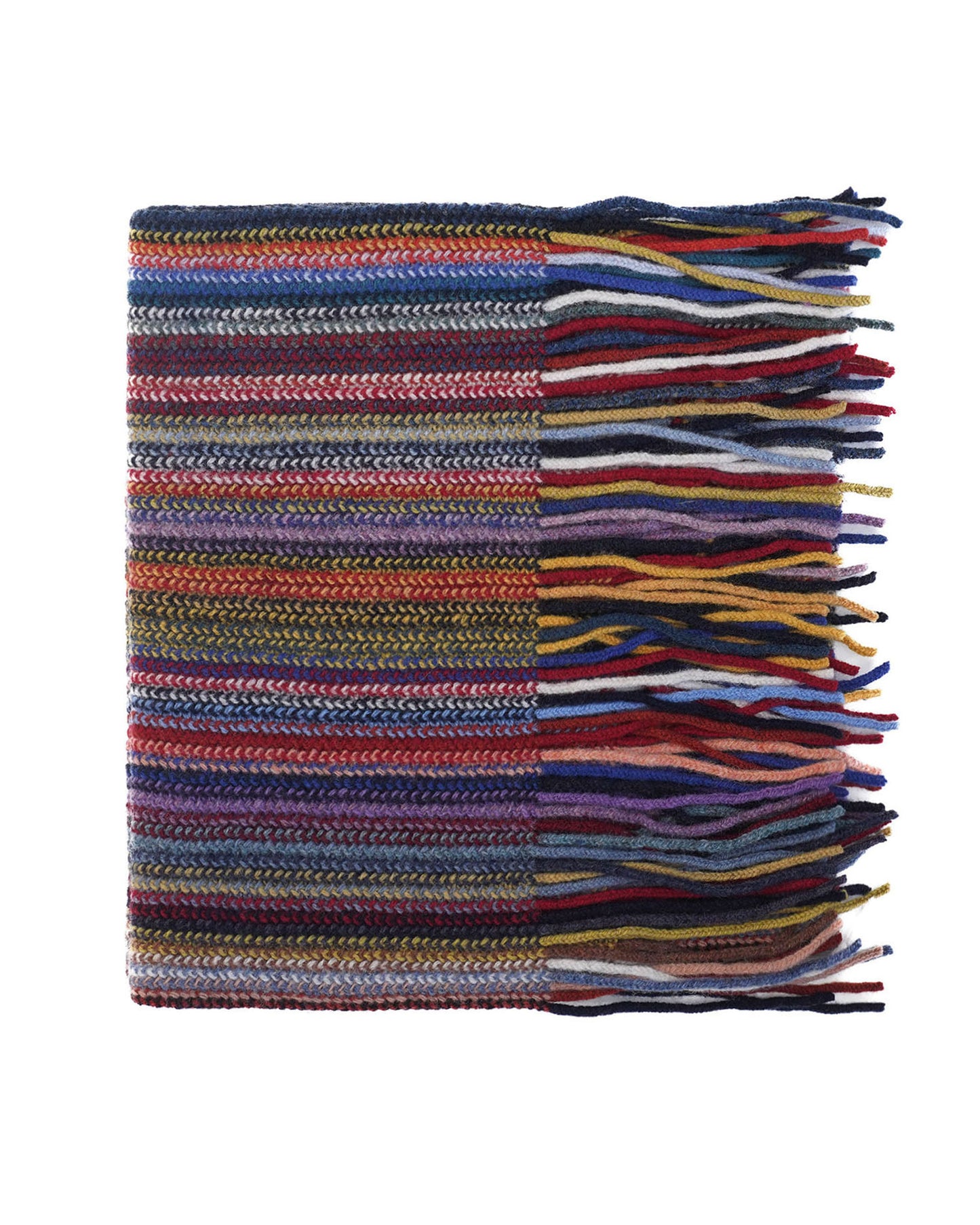 Lambswool Striped Scarf
