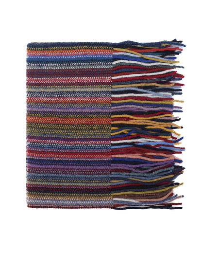 Lambswool Striped Scarf