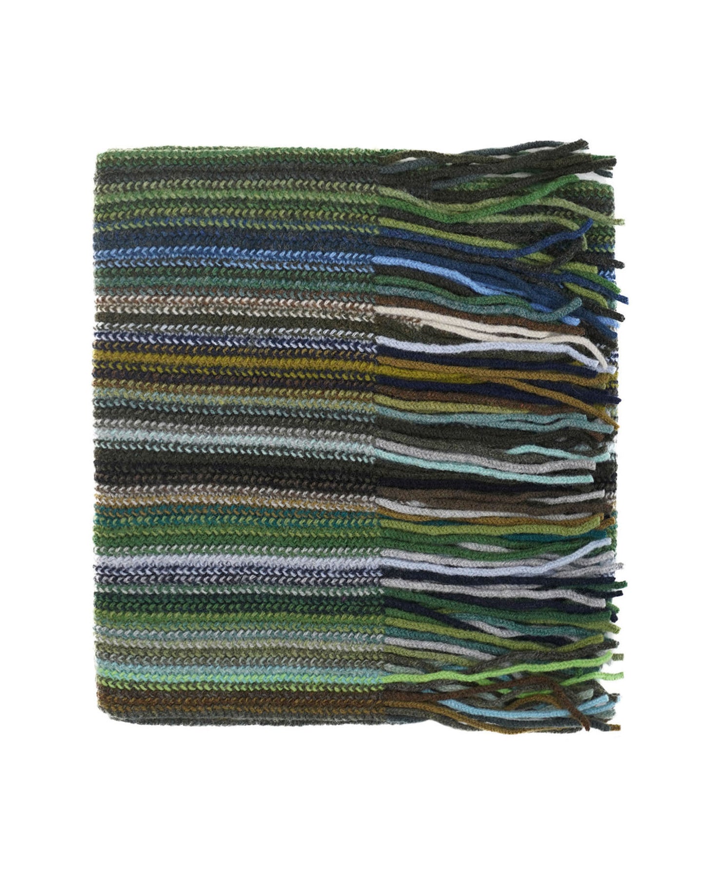Lambswool Striped Scarf