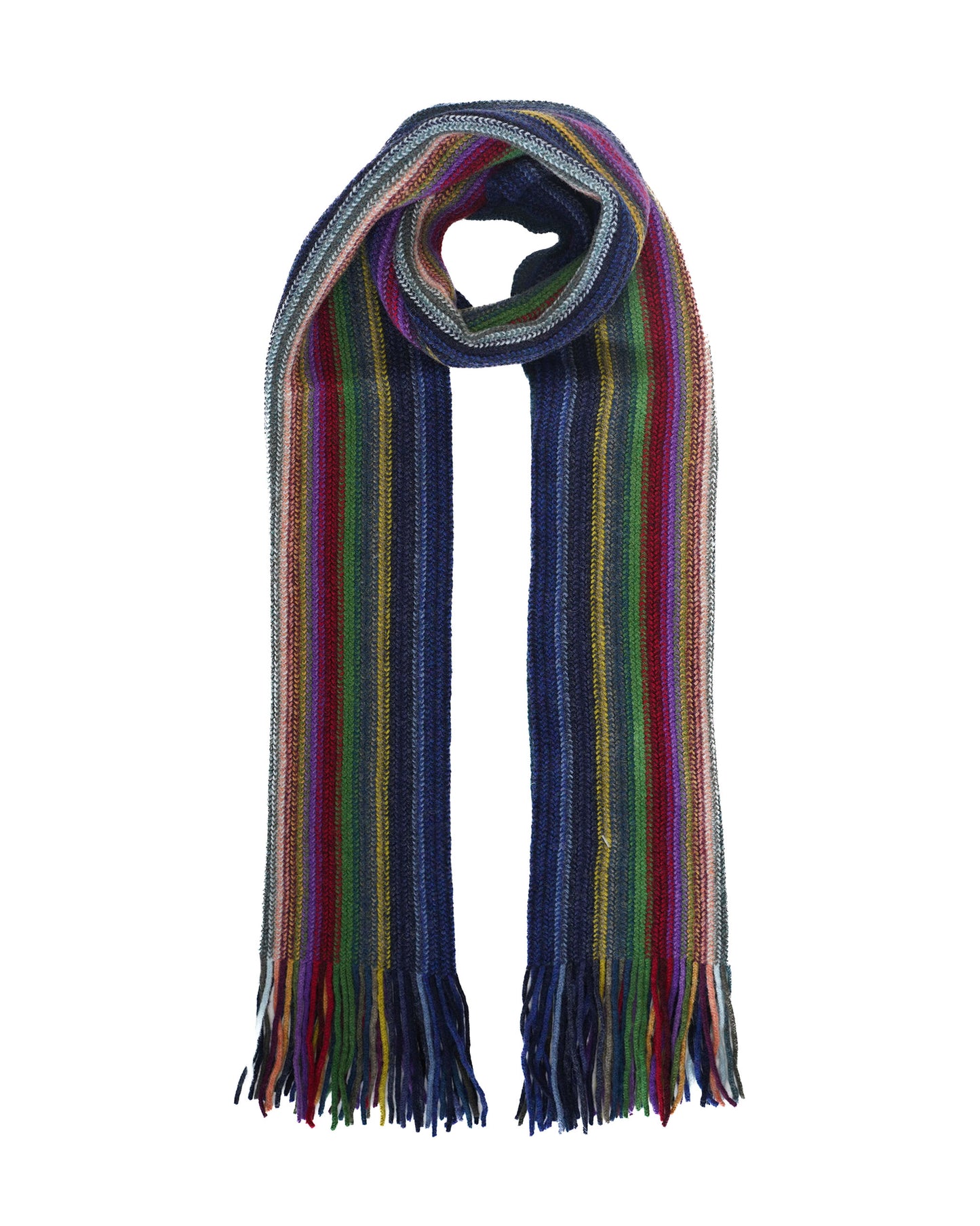 Lambswool Striped Scarf