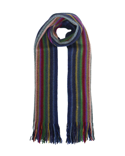 Lambswool Striped Scarf