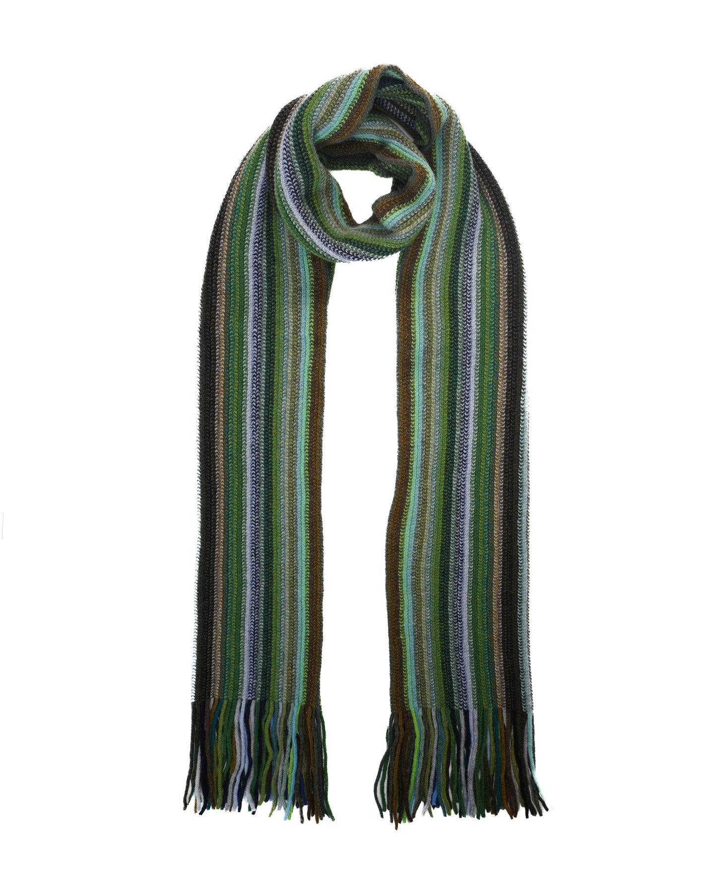 Lambswool Striped Scarf