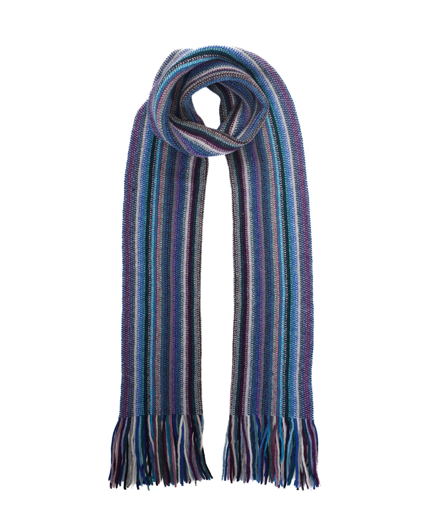 Lambswool Striped Scarf