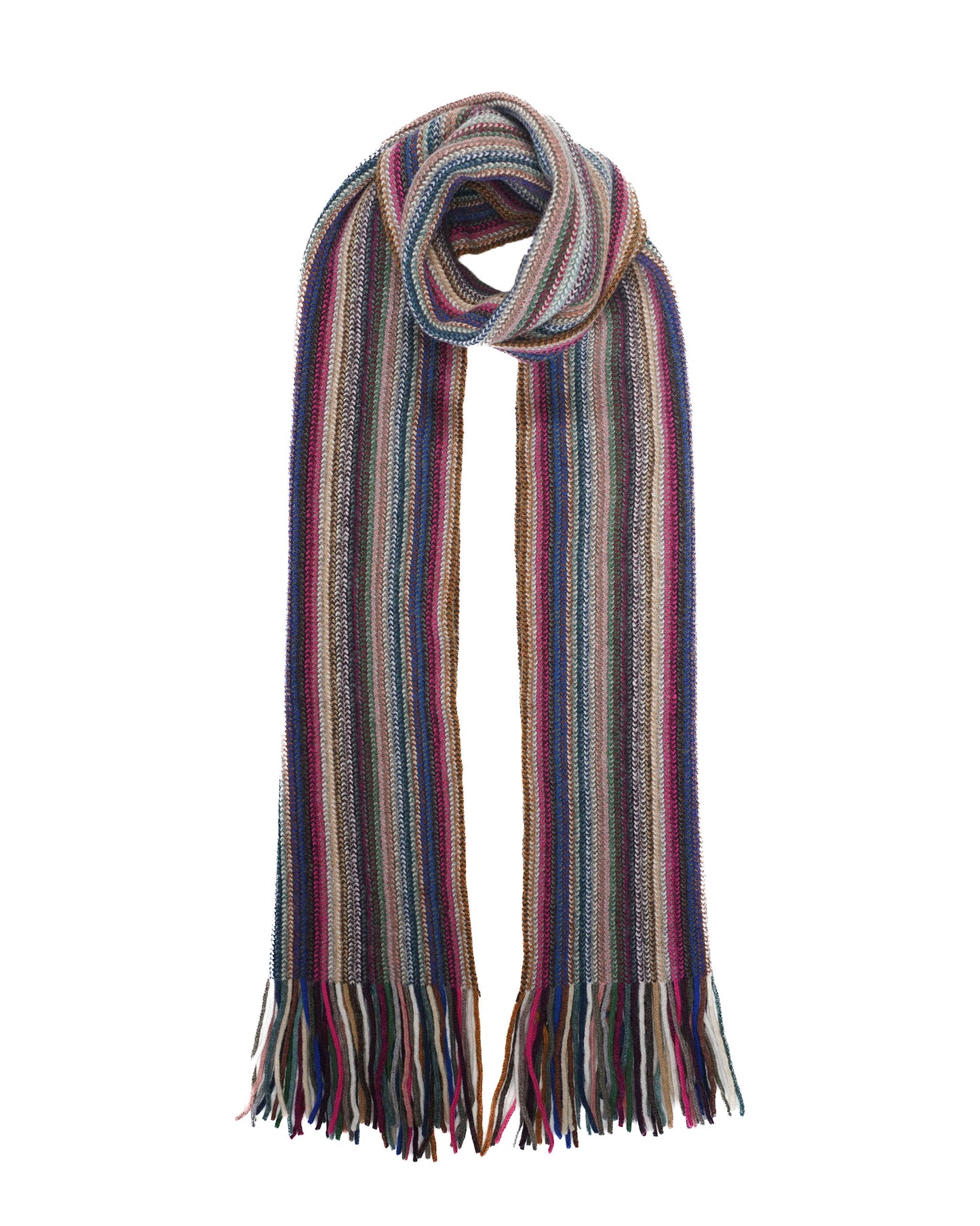 Lambswool Striped Scarf