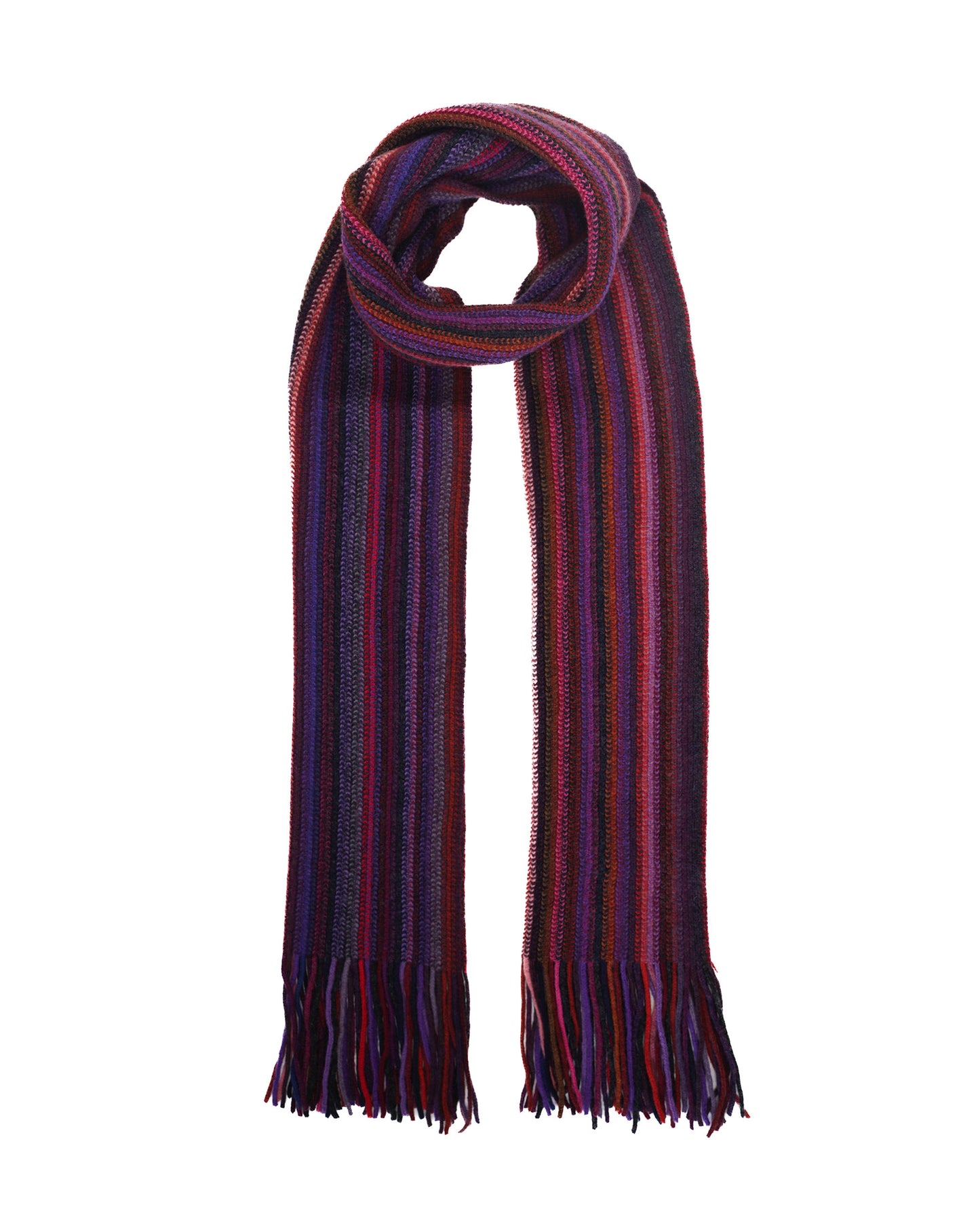 Lambswool Striped Scarf
