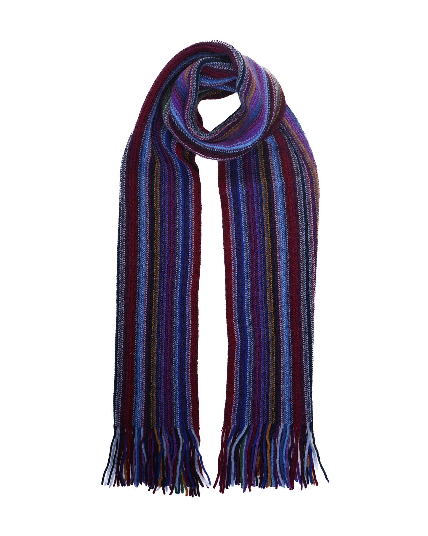 Lambswool Striped Scarf