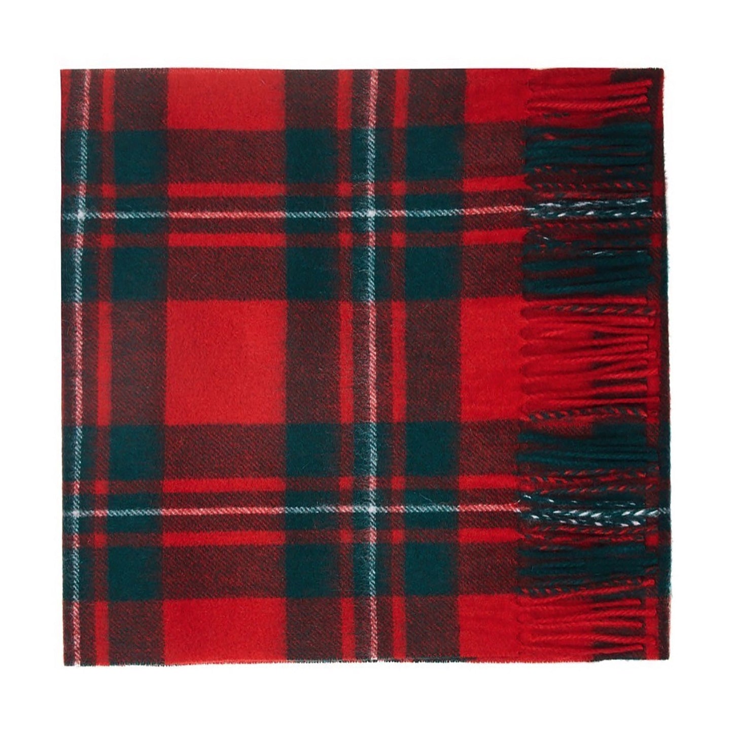 100% Lambswool Tartan Scarf