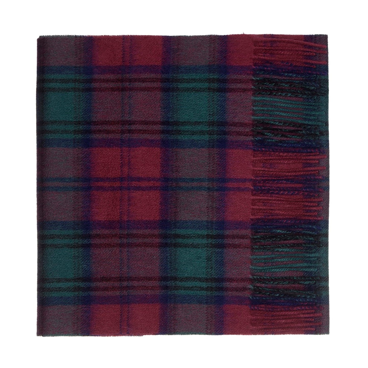 100% Lambswool Tartan Scarf