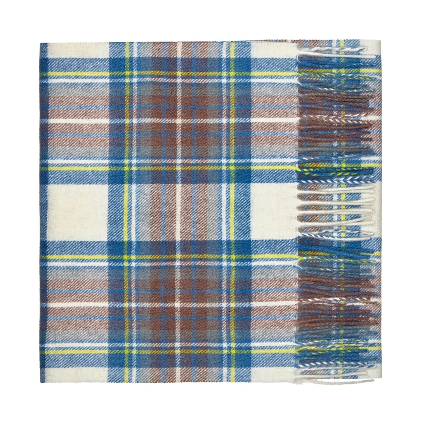 100% Lambswool Tartan Scarf