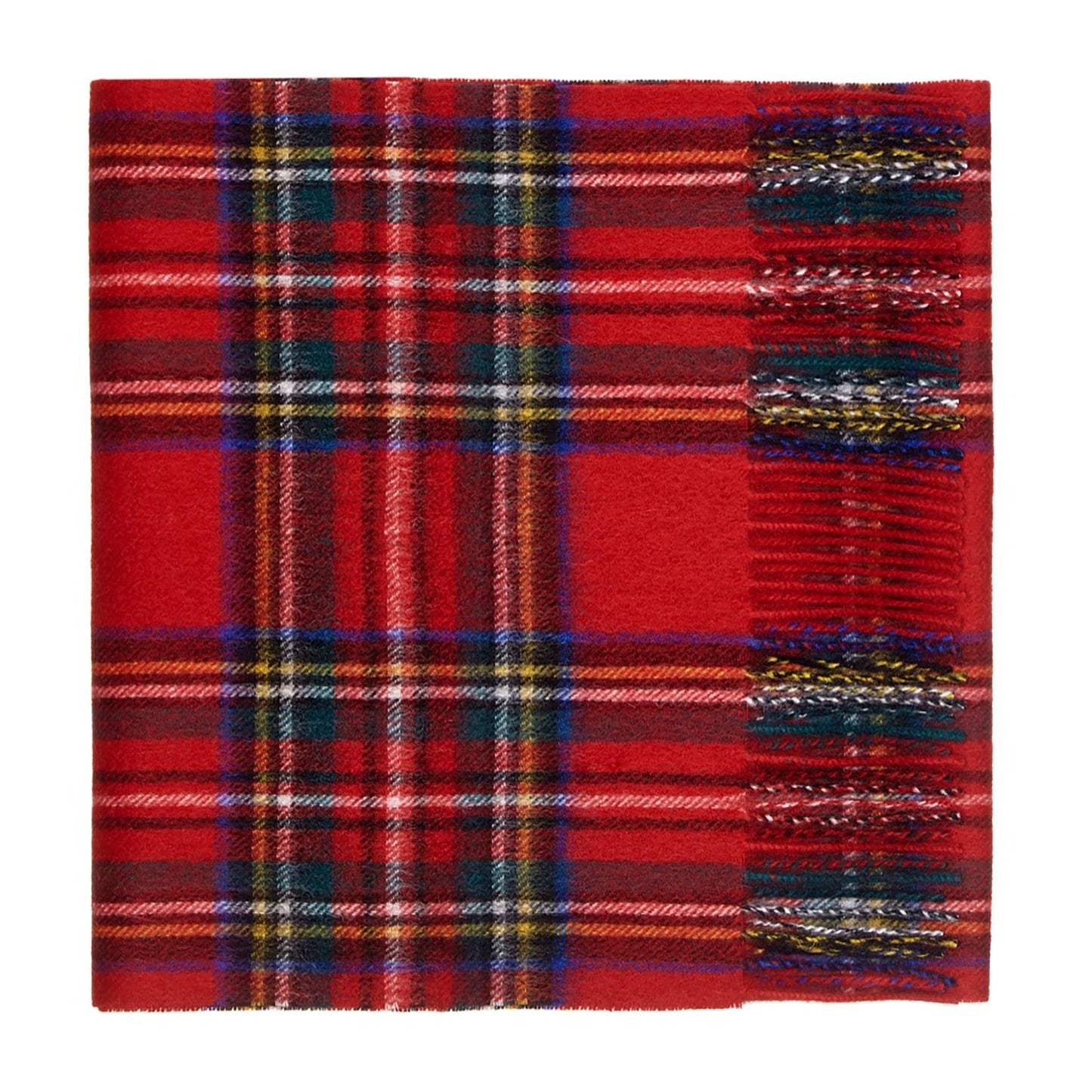 100% Lambswool Tartan Scarf