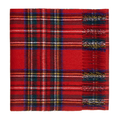 100% Lambswool Tartan Scarf