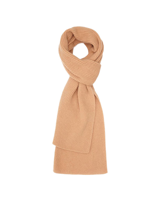 Unisex Cashmere Ribbed Scarf