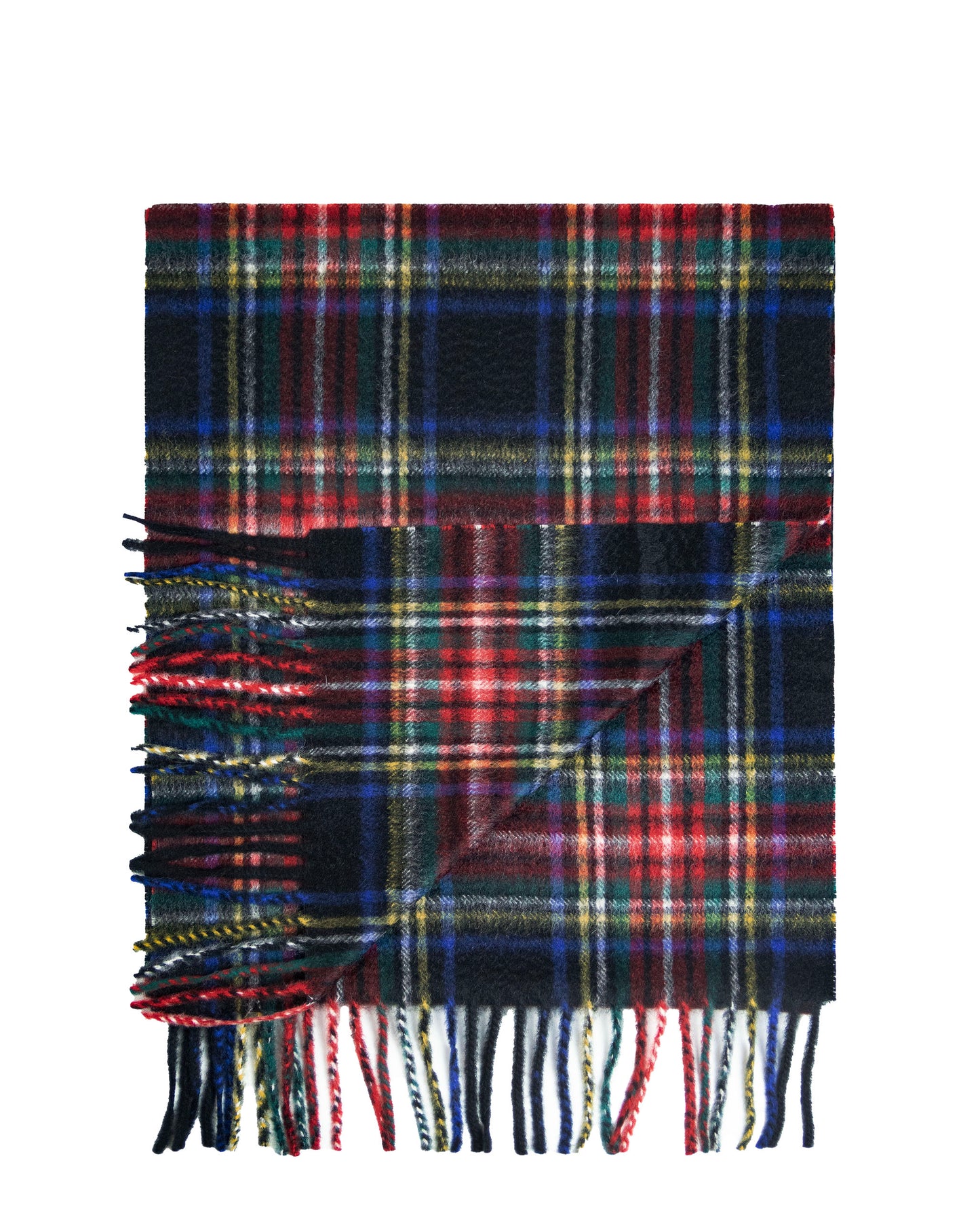 100% Cashmere Tartan Scarf